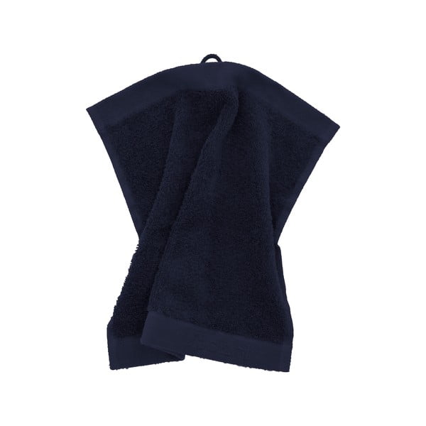 Тъмносиня памучна кърпа от тери 30x30 cm Comfort – Södahl-image-3