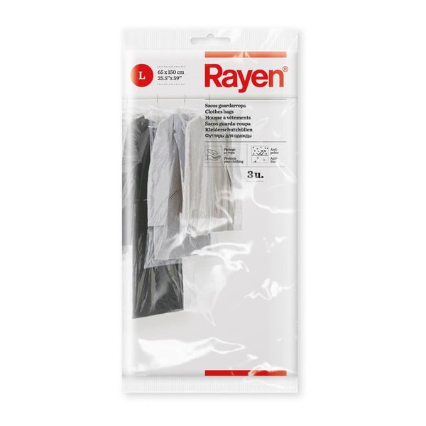 Калъфи за дрехи в комплект от 3 броя - Rayen-image-2