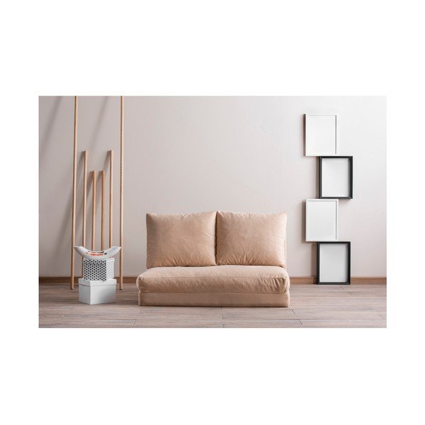 Кремав разтегателен диван 120 cm Taida – Balcab Home-image-1