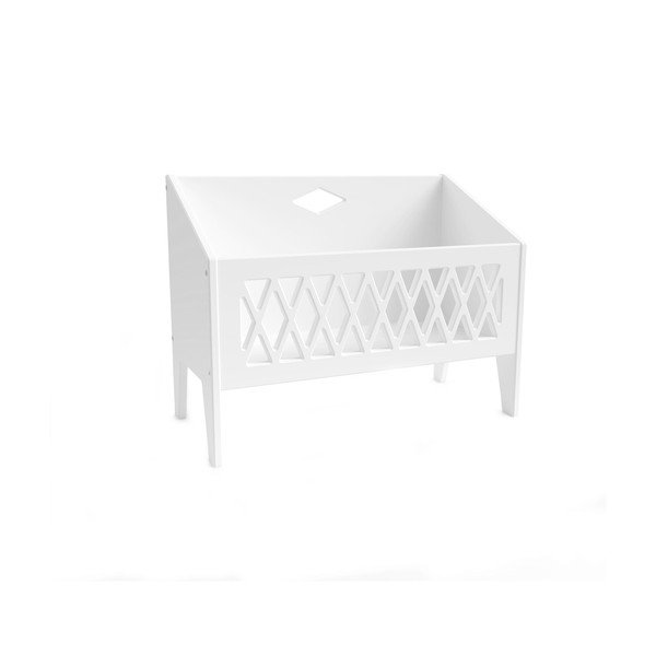 Бяла детска библиотека 49x39,5x28 cm Harlequin – Cam Cam Copenhagen