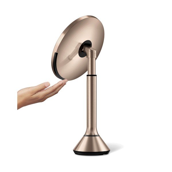 Козметично огледало със светлина/увеличително (5x) ø 20 cm Sensor – simplehuman-image-3