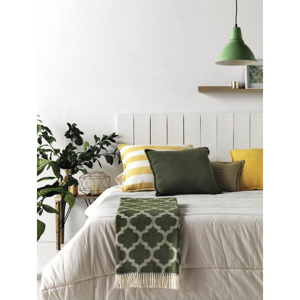 Жълто-кафяво каре със съдържание на памук , 140 x 180 cm Damasco - Euromant-image-1