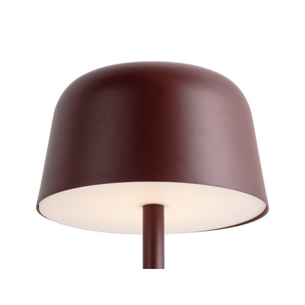 Настолна LED лампа в цвят бордо (височина 28 cm) Brio - Leitmotiv-image-3