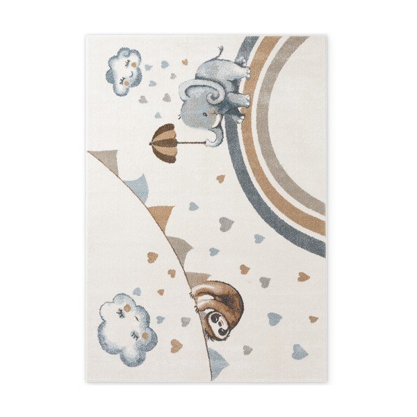Кремав детски килим 120x170 cm Walk like an Elephant Rainy Party – Villeroy&Boch