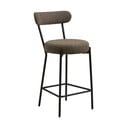 Кафяв тапициран бар стол (височина на седалката 65 cm) Badalona – House Nordic