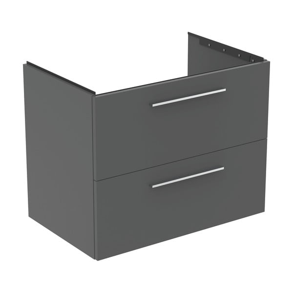 Сив стенен шкаф за мивка 80x63 cm i.Life B – Ideal Standard-image-3