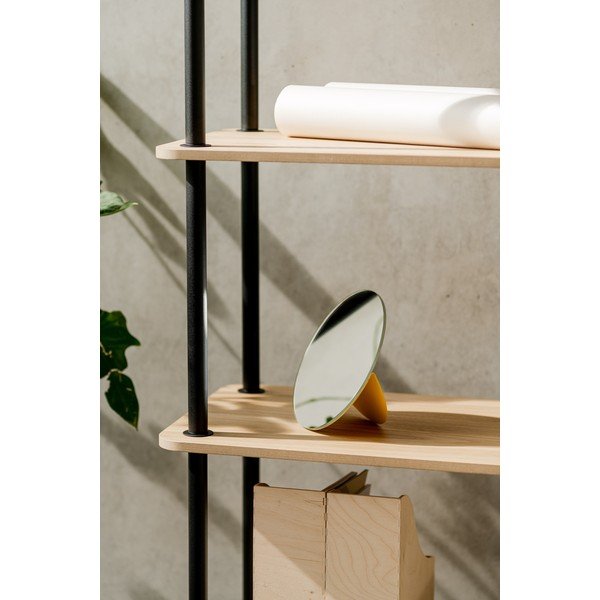 Стелаж от декор от дъб  в естествен цвят 80x54,5x35 cm Teidi – noo.ma-image-3