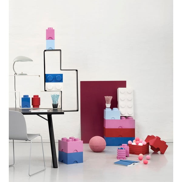 Úložné Lego, růžové-image-2