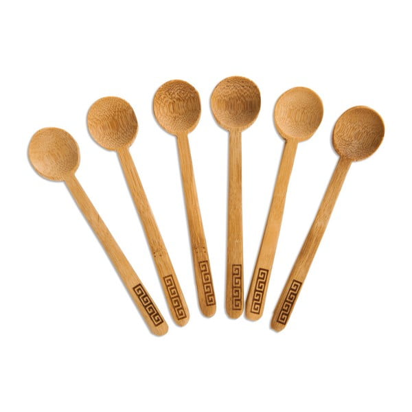 Комплект от 6 бамбукови чаени лъжички Lolli - Bambum-image-1