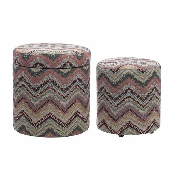 Sada 2 taburetek InArt Boho Xipil