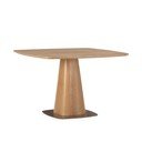 Трапезна маса от декор от дъб  120x120 cm Etel – MOME