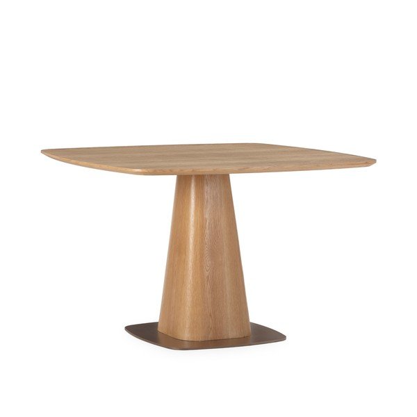 Трапезна маса от декор от дъб  120x120 cm Etel – MOME