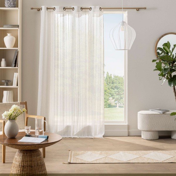 Бяло перде 140x260 cm Zaho – douceur d'intérieur-image-1
