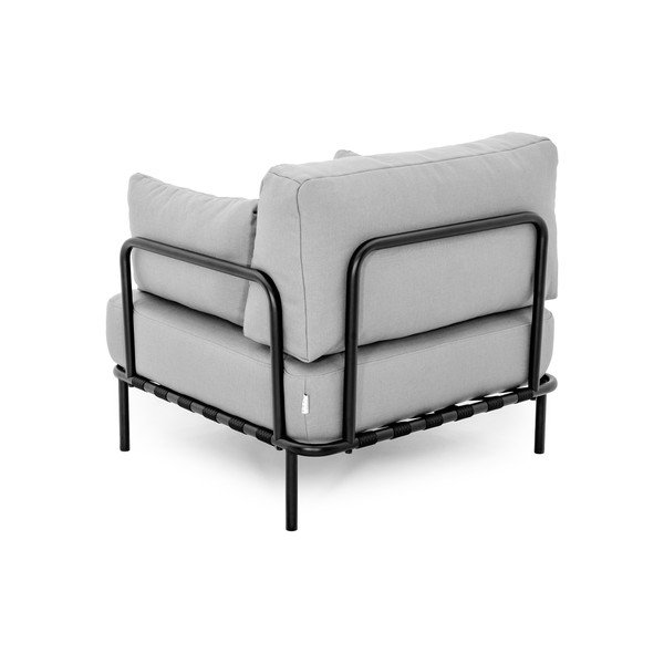 Светлосиво тапицирано градинско кресло Salve - Sit Sit-image-4