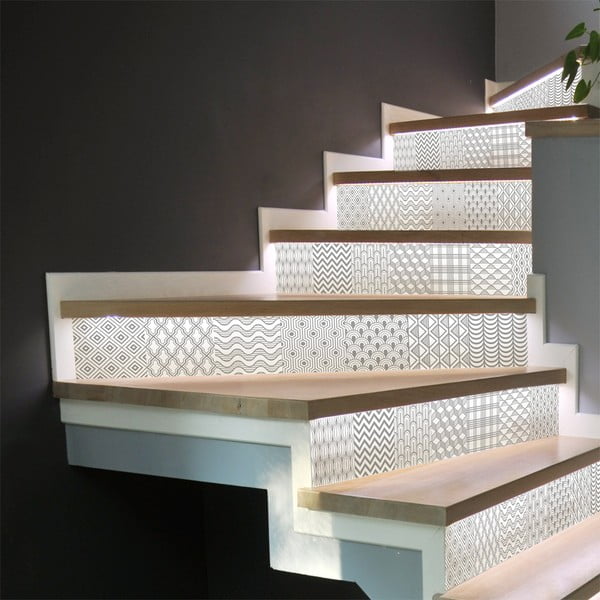 Стикери в комплект на стълбите 2 бр. 105x15 cm Thorvald – Ambiance-image-1