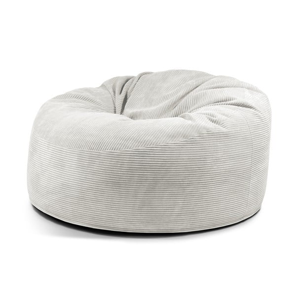 Кремав пуф от рипсено кадифе Om 135 – SLOWDOWN