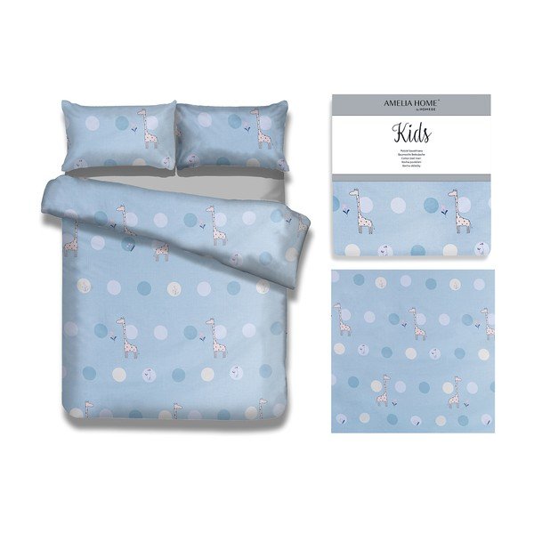 Памучно спално бельо за деца Dreamland, 135 x 200 cm Happy Giraffe - AmeliaHome-image-2
