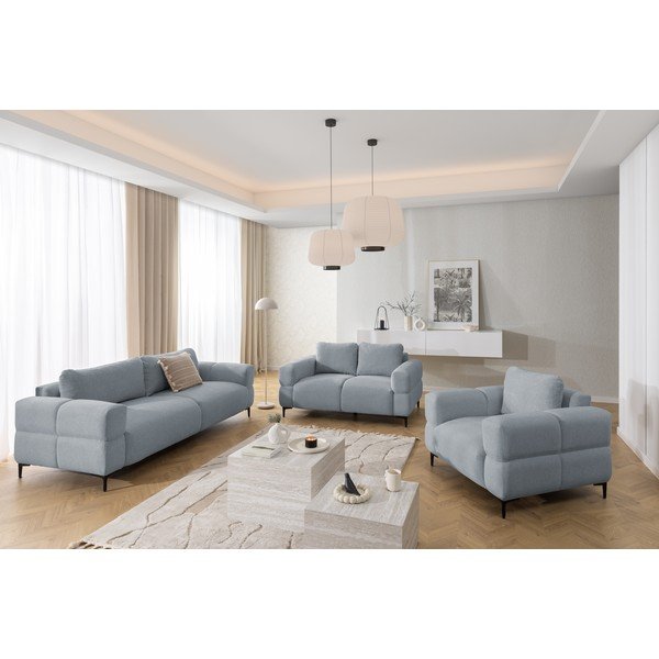 Сиво-син диван 217 cm Helio – Ropez-image-2