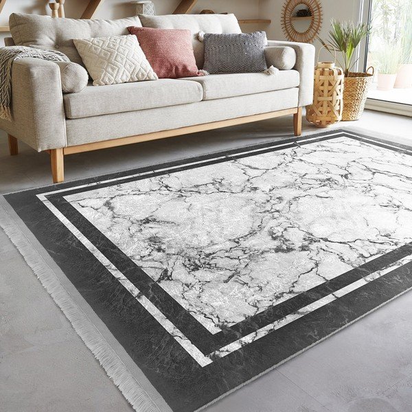 Бяло-сив килим 120x180 cm - Mila Home-image-2