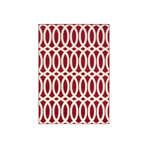 Červený koberec Schweda, 160x225 cm