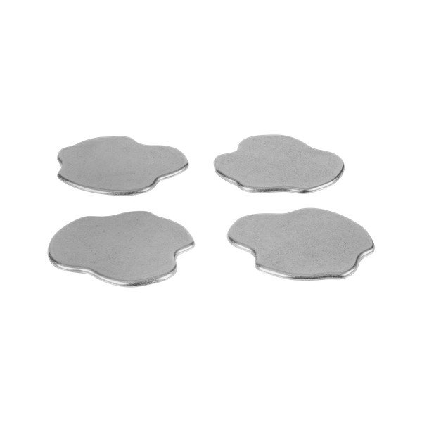 Метални подложки в комплект 4 бр. в сребрист цвят Plama – noo.ma