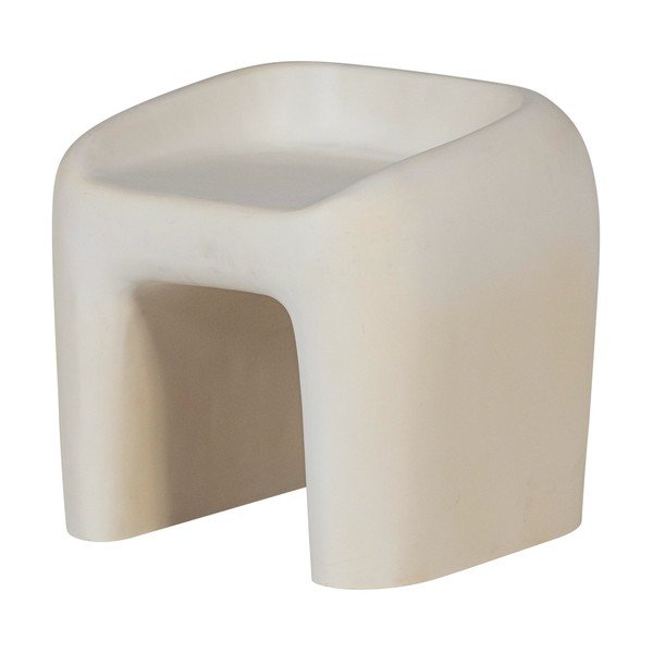 Пластмасов градински стол в цвят слонова кост Nivo – WOOOD