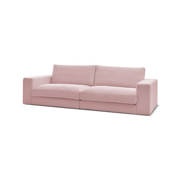 Розов диван от рипсено кадифе 274 cm Leonard – Bobochic Paris-image-3
