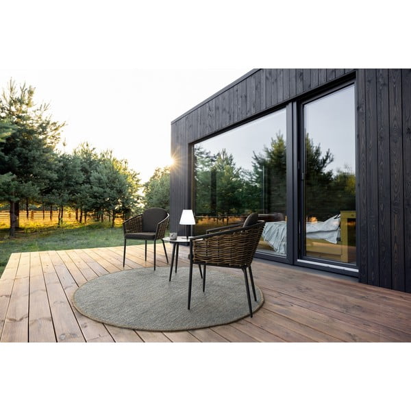 Алуминиева кръгла градинска масичка ø 50 cm Ridley   – Bizzotto-image-1