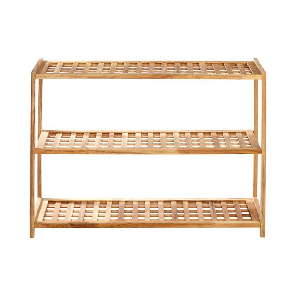 Стойка за обувки от масивен орех в естествен цвят – Premier Housewares-image-2