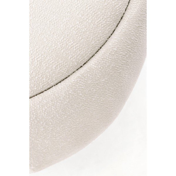 Кремава табуретка от прежда с примки от букле Irisha – Bizzotto-image-4