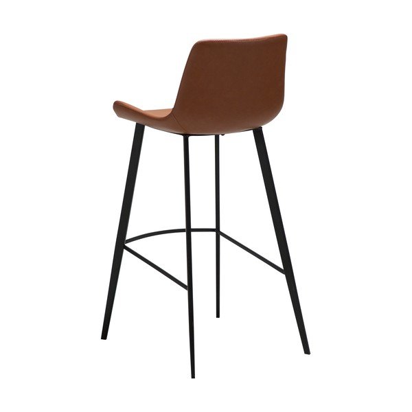 Бар стол в цвят кафяв коняк (височина на седалката 74,5 cm) Hype – DAN-FORM Denmark-image-3