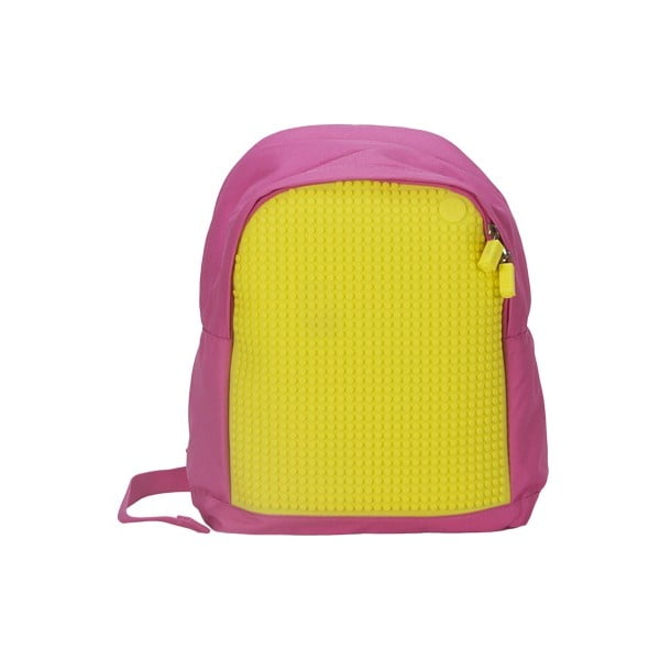 Детска раница Pixelbag розова/жълта - Pixel bags