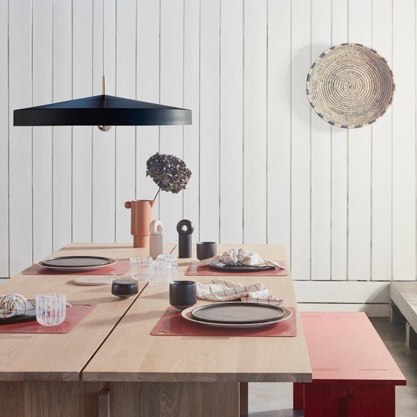 Черно метално висящо осветително тяло ø 65 cm Hatto – OYOY Living Design-image-1