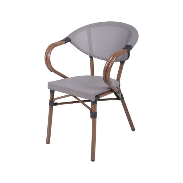 Бежов метален градински стол Toskana – Garden Pleasure-image-1