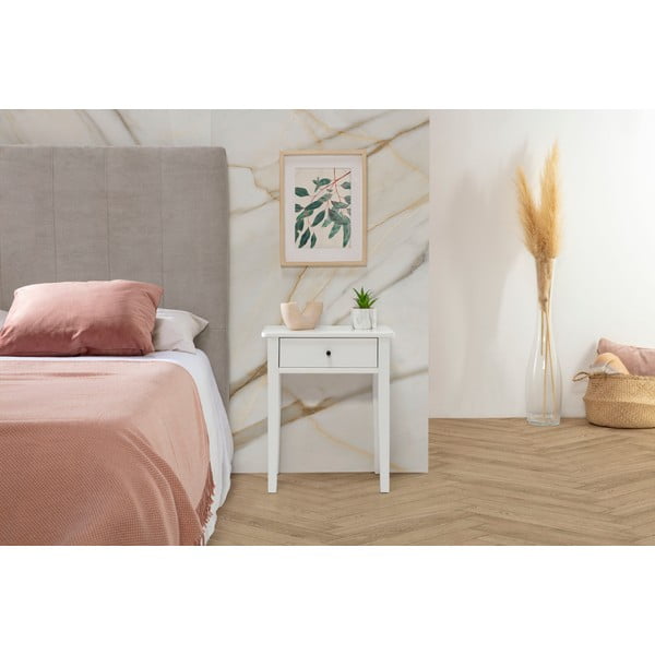 Нощно шкафче от бял бор Bart - Marckeric-image-1