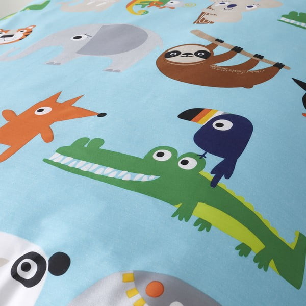 Детско спално бельо с мотиви на животни , 135 x 200 cm Animal Adventures - Catherine Lansfield-image-3