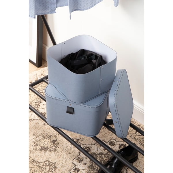 Картонени кутии за съхранение в комплект от 2 броя с капак Ludvig - Bigso Box of Sweden-image-3