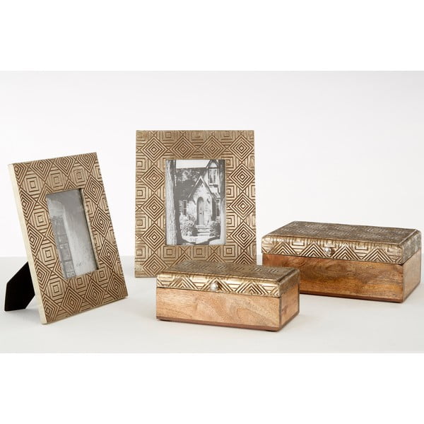 Дървена рамка в златист цвят 23x28 cm Bowerbird - Premier Housewares-image-1