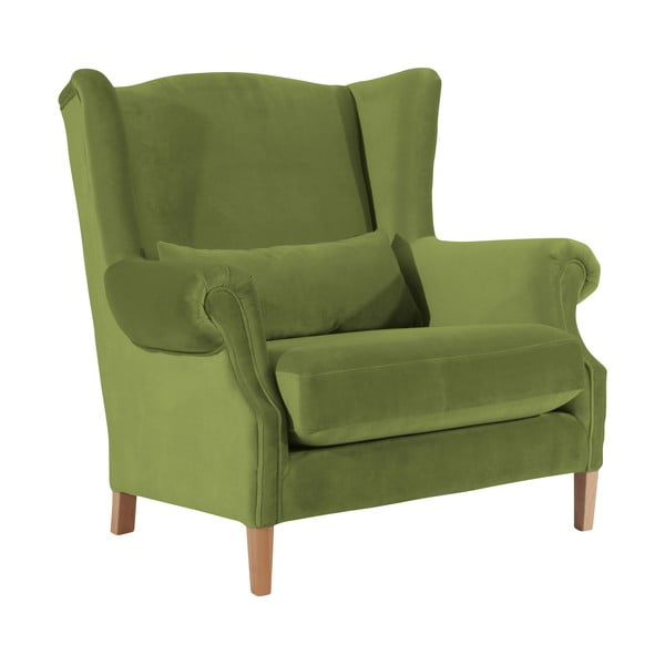 Маслиненозелено кадифено кресло Harvey Velvet - Max Winzer