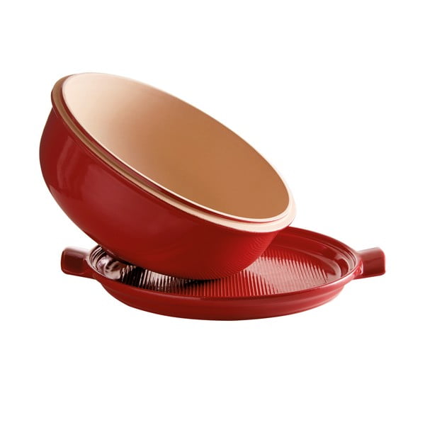 Червена керамична кръгла форма за печене на хляб , ⌀ 28,5 cm - Emile Henry-image-3