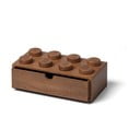 Детска кутия за съхранение, изработена от тъмно оцветена дъбова дървесина Wood - LEGO®