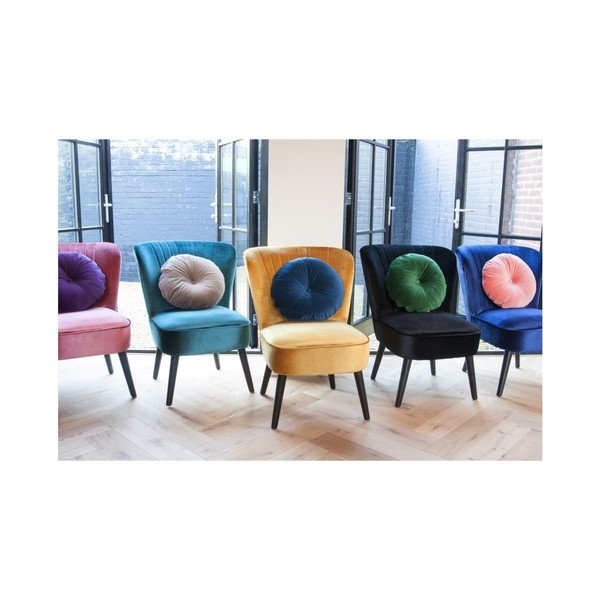 Fialový bavlněný polštář PT LIVING, ⌀ 45 cm-image-2