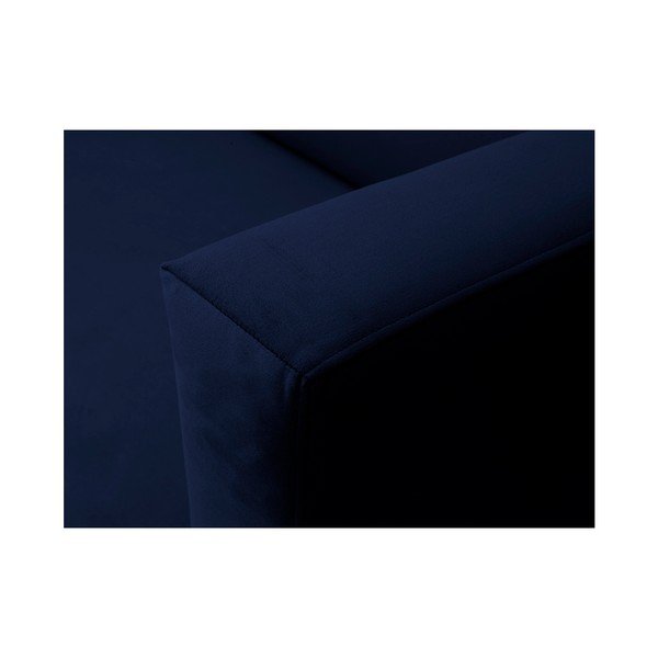 Тъмносин кадифен диван Neptune, 145 cm - Windsor & Co Sofas-image-4