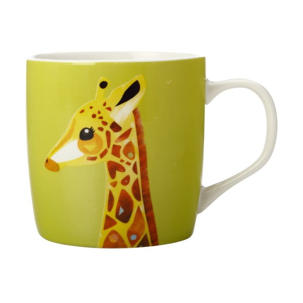 Зелена порцеланова чаша Pete Cromer Giraffe, 375 ml - Maxwell & Williams