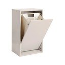 Светлосив стенен кош за пране Laundry Box – ReCollector