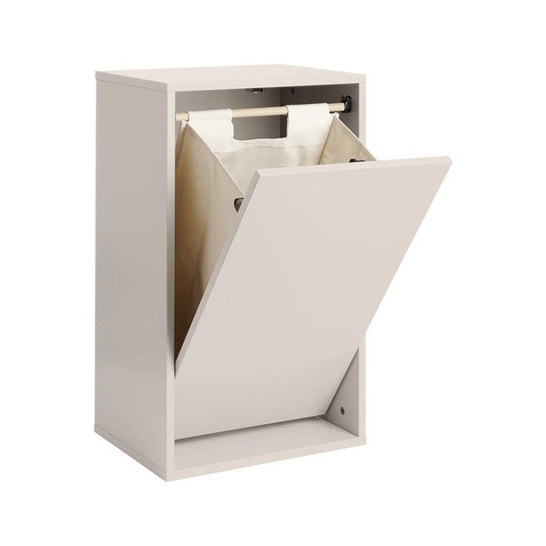 Светлосив стенен кош за пране Laundry Box – ReCollector