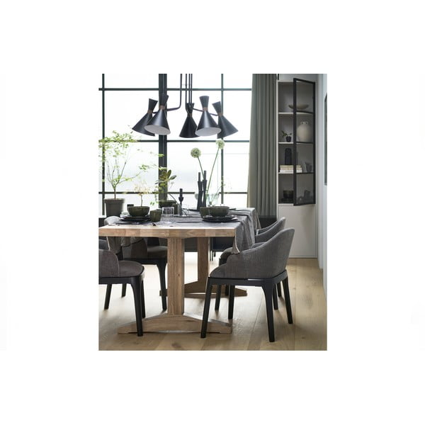 Светлосива витрина от борова дървесина 53x230 cm Basic - vtwonen-image-1