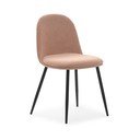 Светлорозови трапезни столове в комплект от 4 бр. Malila – Marckeric