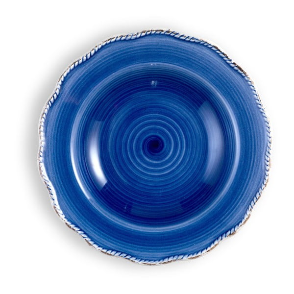 Střední modrý talíř Brandani