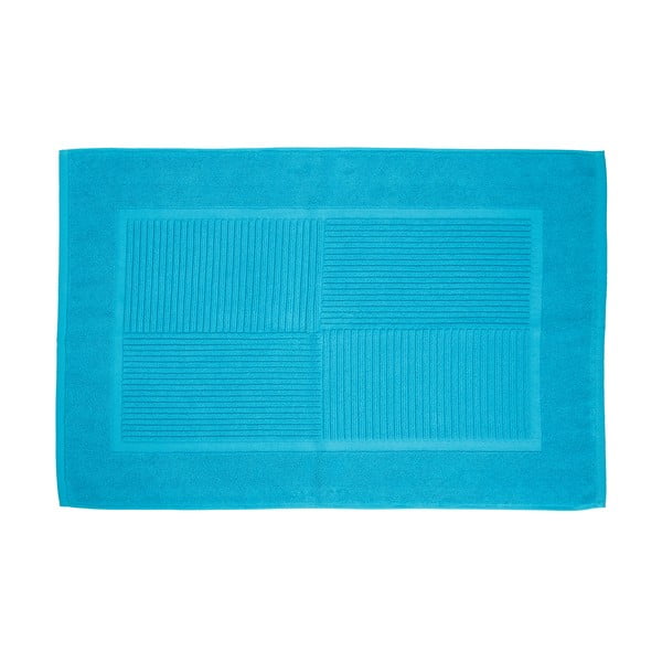 Koupelnová předložka, 80x50 cm, modrá